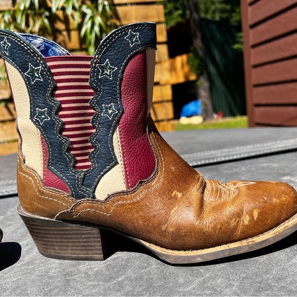 Justin Boots CHELLIE PATRIOT women's size 8.5 B American Sweetie Vote - Picture 2 of 9